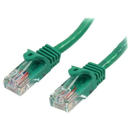 - StarTech 5ft Cat5e Snagless RJ45 UTP Patch Cable - Green
