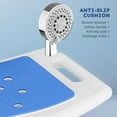 thumbnail image 3 of MaxKare Shower Chair with Anti Slip Padded, Grab Bar, 8 Adjustable Height, Shower Stool for Seniors, 3 of 8