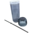 thumbnail image 3 of Servette Home Black 20 oz Capsule Tumbler BPA Free Acrylic Shaker Cup with Straw, 3 of 3