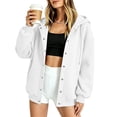 thumbnail image 5 of Luvrsol Sweatshirt for Women Long Sleeve Zip Up Hoodie Casual Daily Wear Athletic Jacket with Pockets S-2XL, 5 of 5