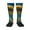 1 Black, variant on Sunflower Castle Starry Sky Print Thigh High Socks Extra Long Stretchy Sock Women Over Knee High Opaque Stocking Daily Wear