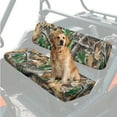 thumbnail image 3 of Jeiento UTV Seat Covers Soft Breathable Mule Bench Seat Cover UTV Accessories Fit for 2009-2024 4000 4010/2001-2018 3000 3010, Camouflage Hunting Woodland Forest Tree Print, 3 of 7