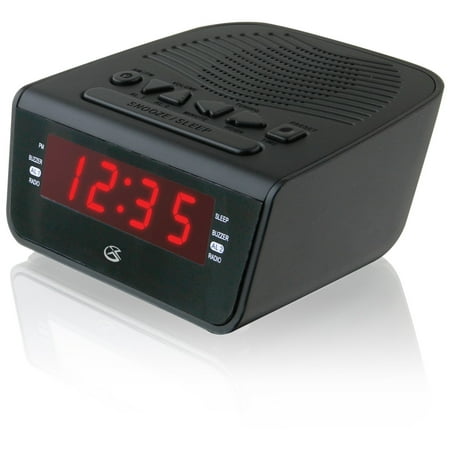 GPX Audio Dual alarm Clock AM/FM Radio - Walmart.com - Walmart.com