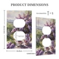 thumbnail image 3 of Disketp Lilacs Teapot Scenic Painting Decorative Light Switch or Outlet Wall Plate with Safety Cover-Style S, 3 of 6
