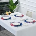thumbnail image 7 of Round Placemats Beautiful American Flag Statue of Liberty Fireworks Place Mat Wear and Heat Resistant Non Slip Table Mats for Home Table Dinnerware 6Pcs Home Decor, 7 of 7