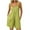 Green, variant on Solid Color Jumpsuits for Women Summer Casual Short Jumpsuit Shorts Sleeveless Overalls Wide Leg Romper Shorts with Pockets(Hot Pink,XL)