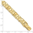 thumbnail image 4 of Primal Gold 14 Karat Yellow Gold 9.50mm Nugget Bracelet, 4 of 4