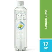 Sparkling Ice Naturally Flavored Sparkling Water, Lemon Lime 17 fl oz Plastic Bottle