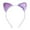 Light Purple, variant on Fgnfyis Childrens Glitter Cat Ears Headband Sparkling Cartoon Festival Party Hair Accessory for Girls Coffee One Size