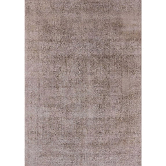 Ahgly Company Indoor Rectangle Mid-Century Modern Rose Purple Oriental Area Rugs, 3' x 5'