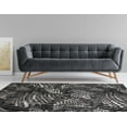 thumbnail image 2 of Linon Home Décor Milan Area Rug Collection, Gray and Black, 5' x 7.7", 2 of 3