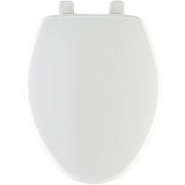 Mayfair Elongated Toilet Seat Plastic - White - Pack of 1