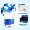 thumbnail image 3 of Guantes de boxeo Vevor para niños Taekwondo Muay Thai 6oz azul, 3 of 5