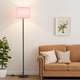 thumbnail image 1 of Lámpara de pie Ambimall Modern de 152 cm con pantalla rosa (sin bombilla), 1 of 6