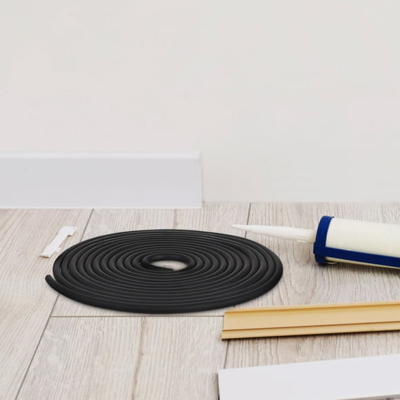 CRAFTHROU Sellador De Juntas De Goma Flexible Negro Para Protección Filtraciones En El Hogar