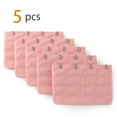 thumbnail image 2 of INSPIRE CHIC Women's 3 x 4 Hooks Bra Extender Extension Strap Multi Color Bra Band 5 Pcs Pink, 2 of 5