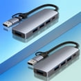 thumbnail image 5 of ziyahi 5 in 1 USB A/C Hub Multifunctional Connecting Accessory Data Transferring Device Converter Adapter Docking Station Equipment, 5 of 5