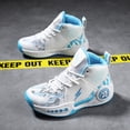 thumbnail image 5 of Kids' Basketball Shoes - Lightweight Breathable High Tops for Boys Girls, Non-Slip Outdoor Sports Sneakers (6 Colors), 5 of 5