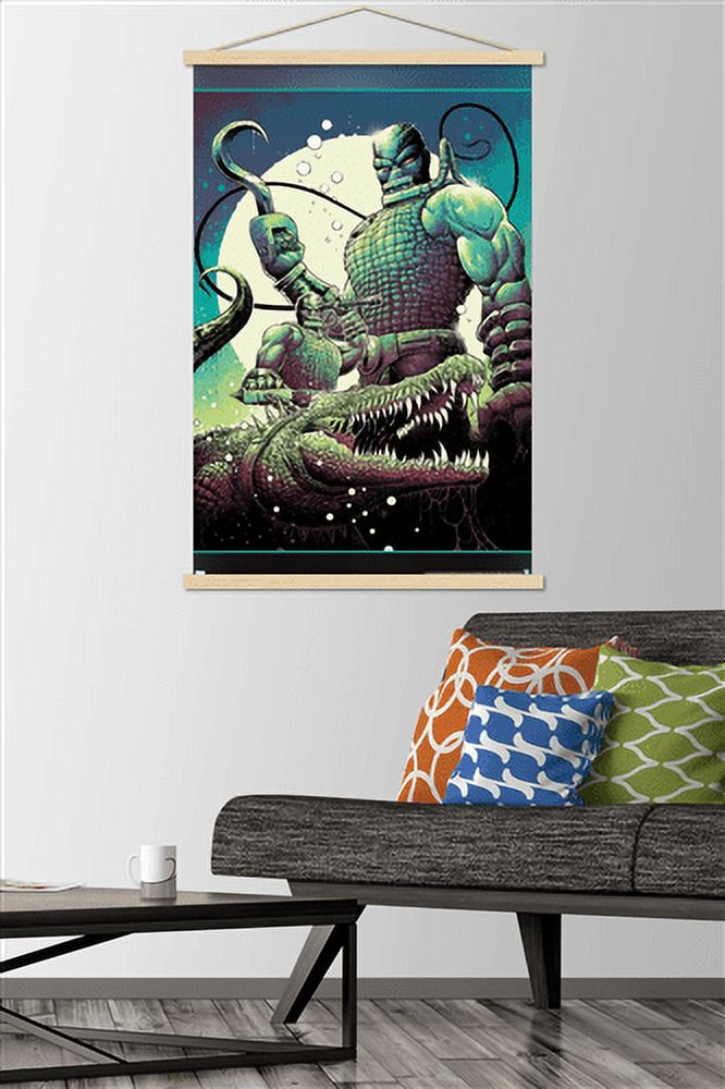 G.I. Joe - Croc Master Wall Poster with Wooden Magnetic Frame, 22.375" x 34"