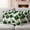 Dark Green, variant on Pink Geometric Moroccan Outdoor Waterproof Pillow Covers, Abstract Art Pink Ombre Modern Decorative Square Throw Pillowcase Sofa Cushion Sham for Patio/Couch/Chair, 26"x26" 2 Pack