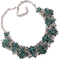thumbnail image 4 of Collier Bavoir Déclaration Collier en Verre Coloré Collier Ras du Cou en Cristal pour Femmes Accessoires de Mode, 4 of 6