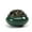 Dark Green, variant on Ice Crack Texture Ceramic Incense Burner with Incense Stick Holder + Insulation use for Stick or Coil Incense, Sage Cones and Frankincense