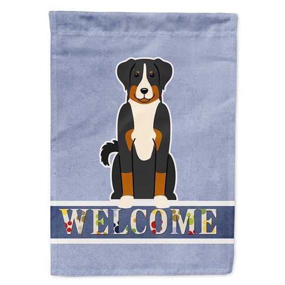Caroline's Treasures BB5624GF Appenzeller Sennenhund Welcome Flag Garden Size , Small, multicolor