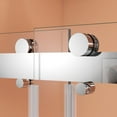 thumbnail image 5 of 72 in. W x 76 in. H Double Sliding Frameless Shower Enclosure With Clear Glass in Chrome, 5 of 5