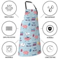 thumbnail image 5 of Kdxio Brain Training Apron with Pockets Adjustable Kitchen Aprons for Men Women Waterproof Aprons for Cooking,Drawing,Crafting, Baking Household Cleaning, 5 of 5