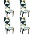 thumbnail image 1 of Stretch Dining Chair Covers, Minimalism Pattern Dining Chair Slipcover, Removable Washable Spandex Furniture Chair Protect Cover for Kitchen Hotel Table Banquet (4 Per Set, JYF), 1 of 8