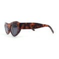 thumbnail image 3 of Womens Mod Cat Eye Retro Thick Plastic Sunglasses Tortoise Black, 3 of 4