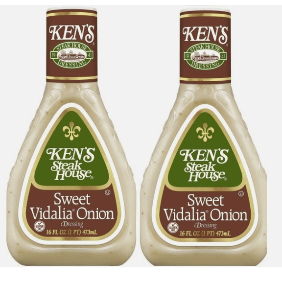 Sweet Vidalia Onion Salad Dressing, 2 Bottles, 16 oz