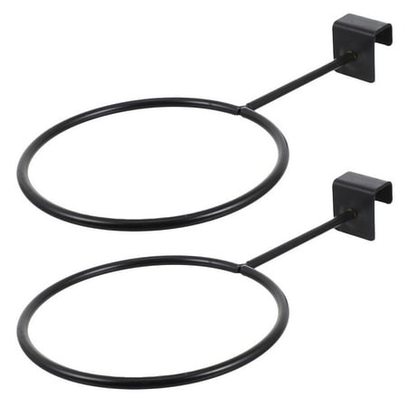 

TOYMYTOY 2Pcs Wall Mount Balls Holder Basketball Display Rack Football Storage Stand Balls Rack