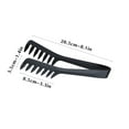 thumbnail image 2 of Spaghetti Tongs, Stainless Steel Cooking Tongs, Noodle Pasta Bread Clip, Ergonomic Kitchen Tongs for Serving Food, Durable, Anti-Rust, Easy Grip, 2 of 2