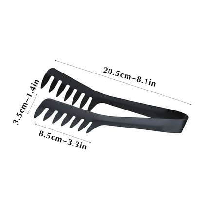 

BKFYDLS Kitchen Tools and Kitchen Decor in Home Spaghetti Tongs Cooking Tong Comb Shaped Noodles Pasta Bread Clip Stainless Steel Food Tongs Kitchen Tongs For Serving Food on Clearance