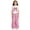 Pink, variant on Girls 2 Piece Outfits Bow Print Short Sleeve Crop T-Shirt & Elastic Waist Cargo Pants Casual Streetwear Clothes for Kids Black Size 9-10 Years