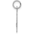 thumbnail image 2 of 14KW White Gold Script Letter R Initial Charm, 2 of 6