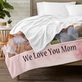 thumbnail image 4 of Custom Blanket with Picture, Personalized Fathers Day Dad Gifts from Daughter, Customized Blanket for Dad, Custom Throw Blankets with Photos, Customized Birthday Giftsn Blankets, 4 of 5