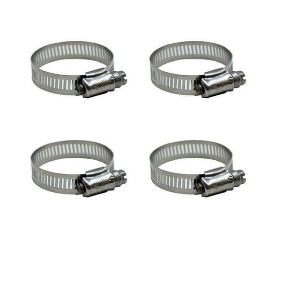 Ideal Boat Hose Clamps 600805 | MasterCraft 1 - 1 7/8 Inch (Set of 4)