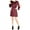 Red - wine, variant on Rachel Roy Womens Julia Fit & Flare Dress, Red, Small