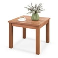 thumbnail image 1 of Gymax Table d'Appoint Adirondack d'Extérieur 18 Pieds' Table d'Extrémité Carrée avec Plateau à Lattes, 1 of 10