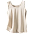 thumbnail image 4 of Duoif Womens Tank Tops, Basic Round Neck Camisole, Sleeveless Everyday Tank Tops for Women Trendy Beige L, 4 of 4