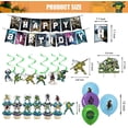 thumbnail image 6 of 168 TMNT Birthday Party Supplies, TMNT Party Decorations for 10 Guests, Including Tablecloths, Birthday Banners, Cupcake Decorations, Latex Balloons, Foil Balloons, Plates, Knives, Forks and, 6 of 6