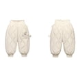 thumbnail image 3 of YunPes Toddler Baby Fleece Lined Winter Snow Pants Insulated Puffer Down Snowpants Kids Windproof Warm Ski Trousers Outdoor Joggers, 3 of 3