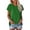 Green, variant on CIENVNSTG Womens Summer Tops Short Sleeve Crew Neck Shirts Solid Color Cute Trendy Basic Tunic Blouses XXXXL