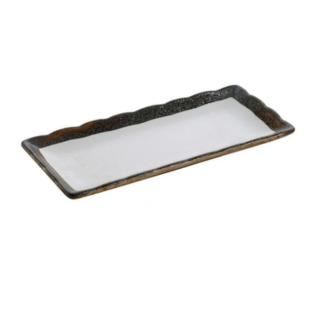 

Rockeye Rectangular Sushi Plate 10 W X 4 1/4 L Porcelain Multi-color Pack of 8