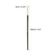 thumbnail image 2 of Uxcell 50pcs Pinceles de Detalle de Pintura 6mm Pincel de Pintura de Nylon para Pintura Acuarela Acrílica (0#), Negro, 2 of 7