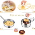 thumbnail image 2 of moules Donuts Avec Pince Trempette Ustensiles De Ptisserie Moules Biscuits Imprimas Moules Pain Creux En Plastique, 2 of 5