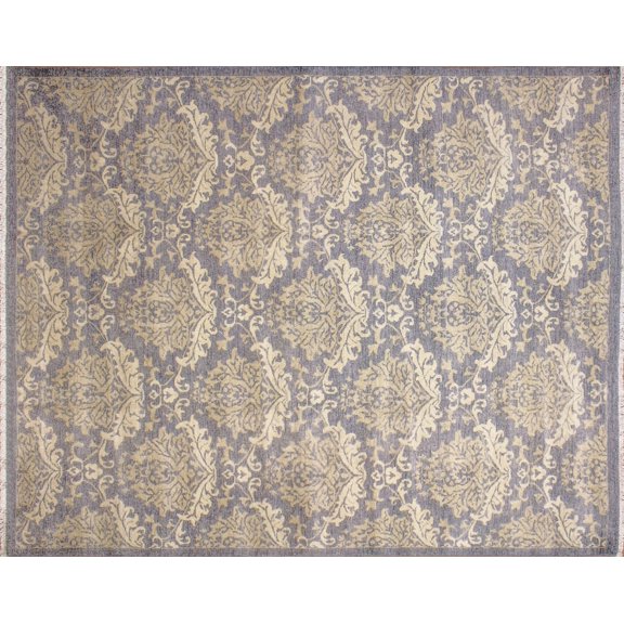 Sun-Faded Benson Grey/Ivory Rug, 7'8" x 9'4"
