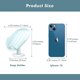 thumbnail image 3 of Not Punched Self-Draining Plastic Soap Dish Holder: Enlarged Suction Cup, Portable Soap Tray for Bathroom Shower, Kitchen Sink, Save Space and Soap, 3 of 5